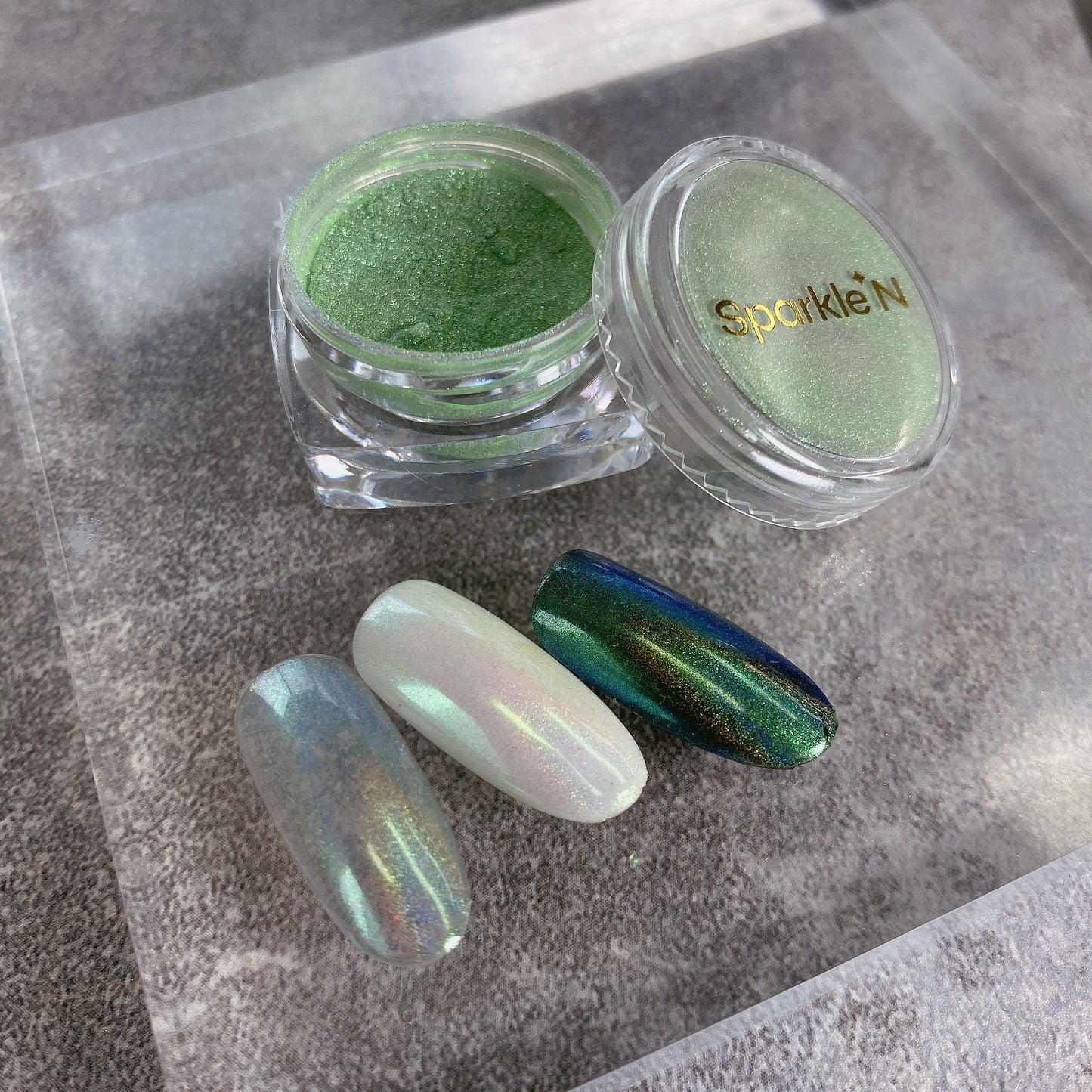 A10-A13,M07 SPARKLE N AURORA POWDER Mermaid Series