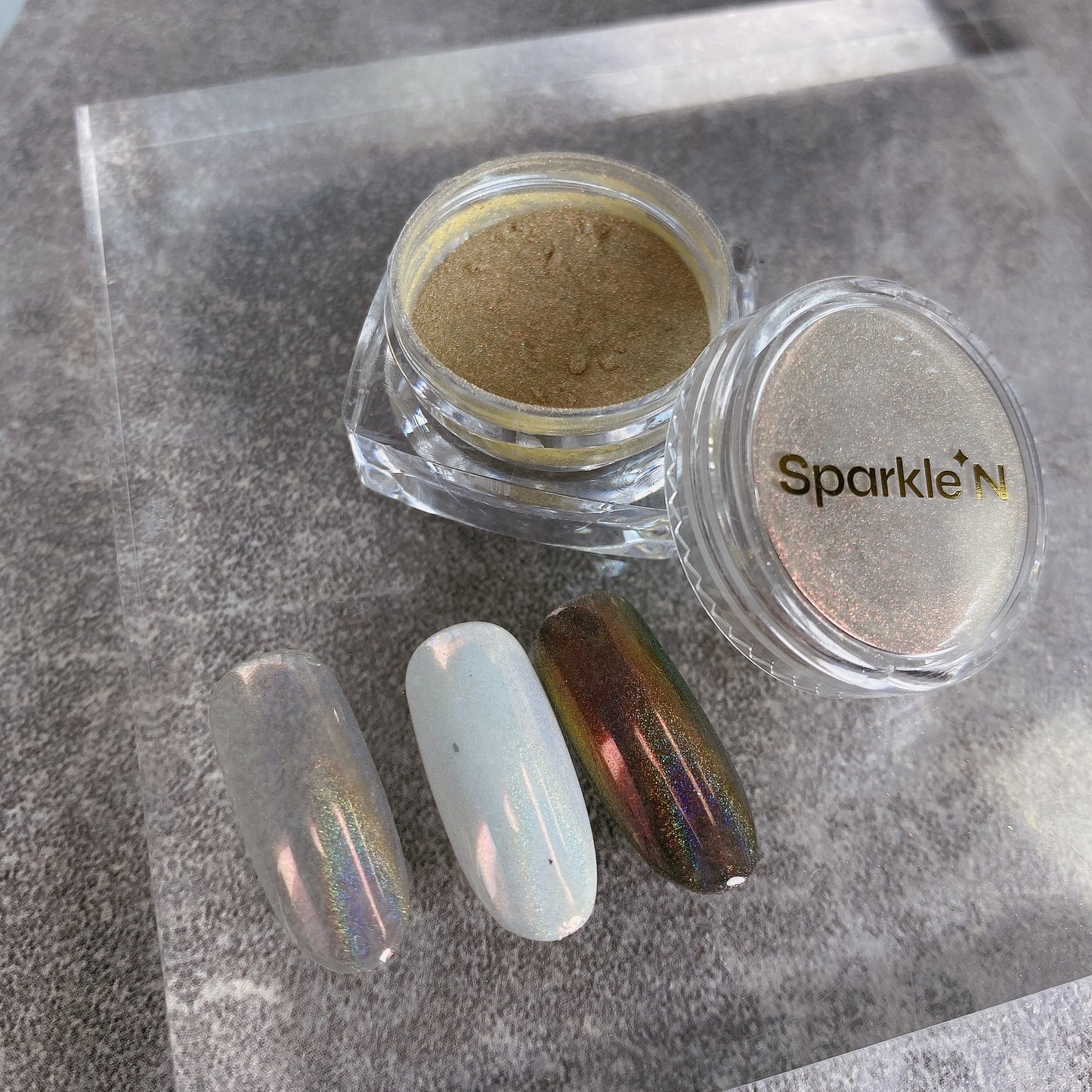 A10-A13,M07 SPARKLE N AURORA POWDER Mermaid Series