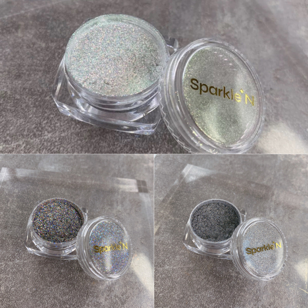 A04-A06 SPARKLE N AURORA POWDER Aurora Pigments Series
