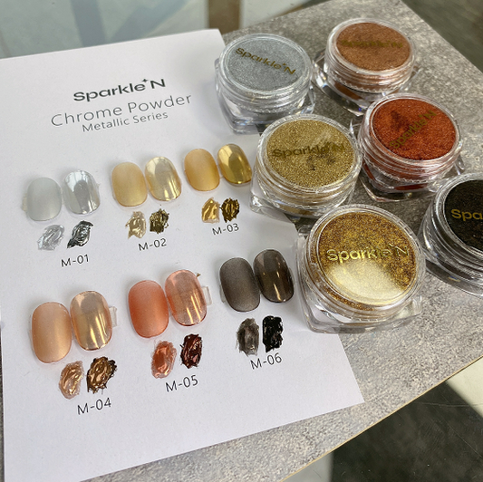 M01-M06 SPARKLE N MIRROR POWDER